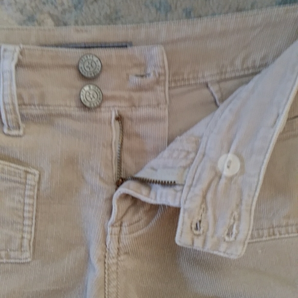 Jalate Jeans Wear Corduroy Shortie Shorts Junior 7/8 Tan - Picture 10 of 14